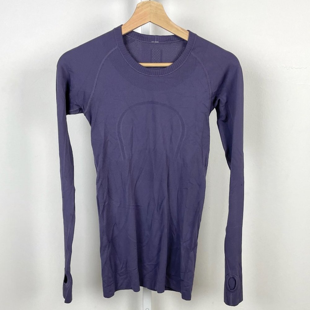 lululemon athletica Purple Long Sleeve Top